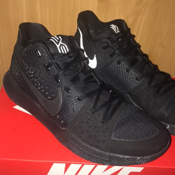 Nike Other - Nike Kyrie 3 GS “Marble” size 12 black on black.